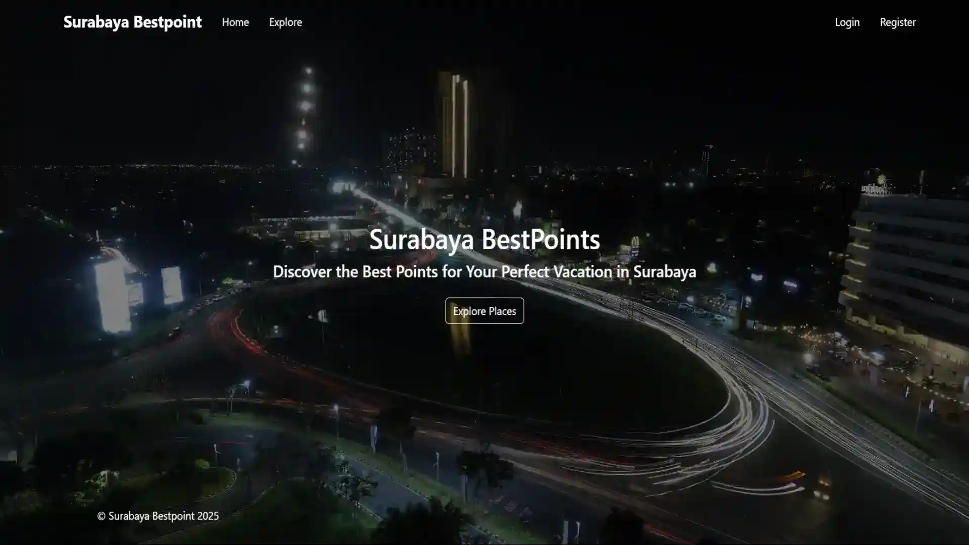 Homepage of Directory Listing web apps